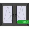 Pricing Tilt-and-Turn 1005x830 mm REHAU ENERGY-SAVING SYNEGO MD BASALT_GREY two-sided. Price: 1621,99 zł