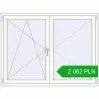 Pricing Tilt-and-Turn 1600x1200 mm REHAU OPTIMUM EURO-DESIGN 70 GOLDEN OAK external. Price: 2 061.98 PLN