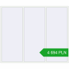Pricing Tilt-and-Turn 3000x2500 mm REHAU OPTIMUM EURO-DESIGN 70 ANTHRACITE_GREY_STRUKTURAL external. Price: 4 694.45 PLN