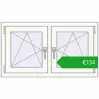 Pricing Tilt-and-Turn 990x560 mm EPSILON OPTIMA RAL 9016 Traffic white two-sided. Price: 134,18 €