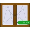 Pricing Tilt-and-Turn 1425x1160 mm REHAU ENERGY-SAVING SYNEGO MD GOLDEN OAK two-sided. Price: 2508,81 zł