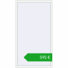 Pricing Tilt-and-Turn 1200x2200 mm ALU STANDARD 72 RAL 9016 Traffic white two-sided. Price: 594,65 €