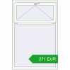 Pricing Tilt-and-Turn 1000x1500 mm REHAU OPTIMUM EURO-DESIGN 70 RAL 9016 Traffic white two-sided. Price: 270.74 EUR