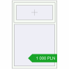 Pricing Tilt-and-Turn 1000x1500 mm REHAU ENERGY-SAVING SYNEGO MD RAL 9016 Traffic white two-sided. Price: 999.57 PLN