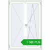 Pricing Tilt-and-Turn 1000x1480 mm REHAU OPTIMUM EURO-DESIGN 70 RAL 9016 Traffic white two-sided. Price: 1 988.43 PLN