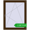 Pricing Tilt-and-Turn 1100x1400 mm REHAU ENERGY-SAVING SYNEGO MD DARK_OAK two-sided. Price: 2 287.41 PLN