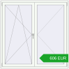 Pricing Tilt-and-Turn 1600x1600 mm REHAU BRILLANT DESIGN RAL 9016 Traffic white two-sided. Price: 606.33 EUR
