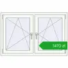 Pricing Tilt-and-Turn 1260x815 mm REHAU ENERGY-SAVING SYNEGO MD BLACK_ULTI-MATT external. Price: 1470,06 zł