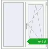 Pricing Tilt-and-Turn 1050x1100 mm EPSILON OPTIMA ANTHRACITE_GREY_STRUKTURAL external. Price: 645,52 zł