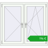 Ustalenie cen Okna skrzydłowe 1200x1100 mm EPSILON OPTIMA RAL 9016 Traffic white dwustronny. Cena: 196,07 €