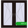 Ustalenie cen Okna skrzydłowe 1080x1145 mm REHAU ENERGY-SAVING SYNEGO MD BLACK_BROWN dwustronny. Cena: 1873,88 zł