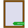 Pricing Tilt-and-Turn 630x830 mm REHAU OPTIMUM EURO-DESIGN 70 GOLDEN OAK two-sided. Price: 488.68 PLN