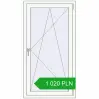 Pricing Tilt-and-Turn 775x1450 mm REHAU OPTIMUM EURO-DESIGN 70 RAL 9016 Traffic white two-sided. Price: 1 020.28 PLN