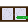 Ustalenie cen Okna skrzydłowe 1770x980 mm REHAU ENERGY-SAVING SYNEGO MD DARK_OAK dwustronny. Cena: 562,46 €
