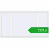 Ustalenie cen Okna rozwierne 2600x1400 mm REHAU ENERGY-SAVING SYNEGO MD RAL 9016 Traffic white dwustronny. Cena: 2357,21 zł