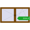 Ustalenie cen Okna skrzydłowe 2100x1100 mm REHAU OPTIMUM EURO-DESIGN 70 GOLDEN OAK dwustronny. Cena: 2034,28 zł
