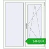 Pricing Tilt-and-Turn 1030x1160 mm REHAU OPTIMUM EURO-DESIGN 70 RAL 9016 Traffic white two-sided. Price: 248.61 EUR