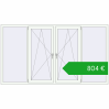 Ustalenie cen Okna skrzydłowe 2500x1400 mm REHAU OPTIMUM EURO-DESIGN 70 RAL 9016 Traffic white dwustronny. Cena: 803,91 €