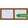 Pricing Tilt-and-Turn 1200x500 mm KORSA OPTIMUM REHAU EURO 70. Price: 228.18 EUR