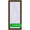 Pricing Tilt-and-Turn 950x2100 mm REHAU OPTIMUM EURO-DESIGN 70 DARK_OAK two-sided. Price: 2 217.6 PLN