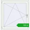 Pricing Tilt-and-Turn 1050x1100 mm CLASICTHERM 70 DARK_OAK external. Price: 958,71 zł
