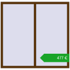 Ustalenie cen Okna skrzydłowe 1500x1450 mm KORSA OPTIMUM REHAU EURO 70 WALNUT dwustronny. Cena: 477,36 €