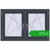 Ustalenie cen Okna skrzydłowe 1095x710 mm REHAU ENERGY-SAVING SYNEGO MD ANTHRACITE_GREY_STRUKTURAL dwustronny. Cena: 1575,05 zł