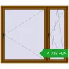 Pricing Tilt-and-Turn 1750x1500 mm REHAU OPTIMUM EURO-DESIGN 70 GOLDEN OAK two-sided. Price: 4 335.01 PLN