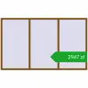 Pricing Tilt-and-Turn 3000x1800 mm REHAU OPTIMUM EURO-DESIGN 70 GOLDEN OAK two-sided. Price: 2946,95 zł