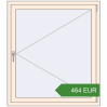 Pricing Tilt-and-Turn 1100x1250 mm KORSA OPTIMUM REHAU EURO 70 CREAME_WHITE_50L-2 two-sided. Price: 463.92 EUR