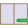 Pricing Tilt-and-Turn 2600x2000 mm REHAU OPTIMUM EURO-DESIGN 70 GOLDEN OAK two-sided. Price: 4 003.24 PLN