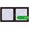 Ustalenie cen Okna skrzydłowe 1830x950 mm REHAU ENERGY-SAVING SYNEGO MD BLACK_BROWN dwustronny. Cena: 513,81 €