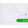 Pricing Tilt-and-Turn 1100x850 mm REHAU OPTIMUM EURO-DESIGN 70 RAL 9016 Traffic white two-sided. Price: 832,53 zł