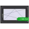 Pricing Tilt-and-Turn 900x560 mm REHAU OPTIMUM EURO-DESIGN 70 ANTHRACITE_GREY_GLATT two-sided. Price: 1 066.16 PLN