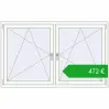 Ustalenie cen Okna skrzydłowe 1770x1085 mm REHAU ENERGY-SAVING SYNEGO MD ANTHRACITE_GREY_STRUKTURAL zewnętrzny. Cena: 472,23 €
