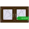 Pricing Tilt-and-Turn 990x560 mm EPSILON OPTIMA DARK_OAK two-sided. Price: 130.12 EUR
