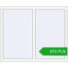 Pricing Tilt-and-Turn 1400x1150 mm REHAU OPTIMUM EURO-DESIGN 70 RAL 9016 Traffic white two-sided. Price: 875.24 PLN