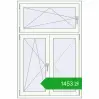 Ustalenie cen Okna skrzydłowe 1000x1500 mm REHAU OPTIMUM EURO-DESIGN 70 RAL 9016 Traffic white dwustronny. Cena: 1453,44 zł