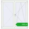 Pricing Tilt-and-Turn 1400x1500 mm REHAU OPTIMUM EURO-DESIGN 70 RAL 9016 Traffic white two-sided. Price: 1393,44 zł
