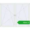 Pricing Okna skrzydłowe 2600x2100 mm REHAU ENERGY-SAVING SYNEGO MD BLACK_BROWN zewnętrzny. Price: 4865,52 zł