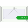 Pricing Tilt-and-Turn 956x556 mm REHAU OPTIMUM EURO-DESIGN 70 RAL 9016 Traffic white two-sided. Price: 486,22 zł