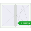 Pricing Tilt-and-Turn 1780x1430 mm REHAU OPTIMUM EURO-DESIGN 70 RAL 9016 Traffic white two-sided. Price: 2 252.85 PLN