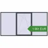 Pricing Tilt-and-Turn 3560x1800 mm KORSA ENERGY-SAVING REHAU SYNEGO MD. Price: 1 661.12 EUR