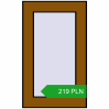 Pricing Tilt-and-Turn 300x500 mm REHAU OPTIMUM EURO-DESIGN 70 GOLDEN OAK two-sided. Price: 218.92 PLN