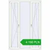 Pricing Tilt-and-Turn 1500x2300 mm REHAU ENERGY-SAVING SYNEGO MD RAL 9016 Traffic white two-sided. Price: 4 195.56 PLN