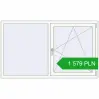 Pricing Tilt-and-Turn 1700x1000 mm REHAU OPTIMUM EURO-DESIGN 70 RAL 9016 Traffic white two-sided. Price: 1 578.82 PLN