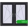 Ustalenie cen Okna skrzydłowe 1065x920 mm REHAU ENERGY-SAVING SYNEGO MD BLACK_ULTI-MATT dwustronny. Cena: 1649,70 zł