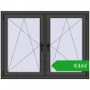 Ustalenie cen Okna skrzydłowe 1335x1025 mm REHAU ENERGY-SAVING SYNEGO MD BASALT_GREY dwustronny. Cena: 444,20 €