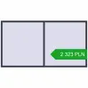 Pricing Tilt-and-Turn 2600x1400 mm REHAU OPTIMUM EURO-DESIGN 70 ANTHRACITE_GREY_STRUKTURAL two-sided. Price: 2 322.93 PLN