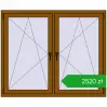 Ustalenie cen Okna skrzydłowe 1515x1250 mm REHAU ENERGY-SAVING SYNEGO MD GOLDEN OAK dwustronny. Cena: 2519,86 zł